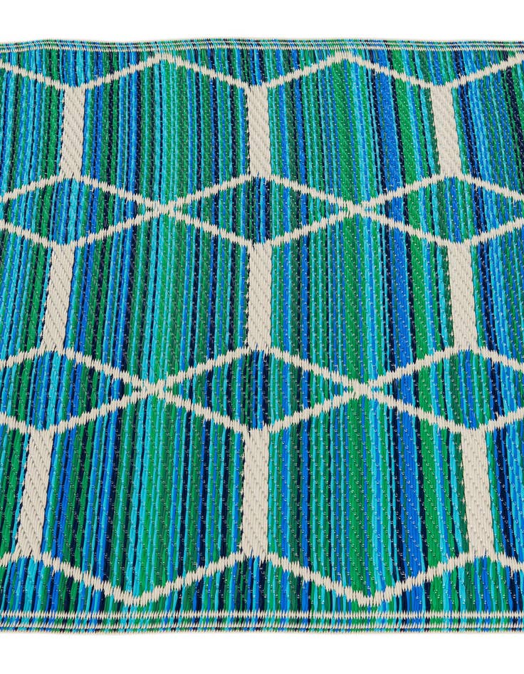 Detail image of 2' x 6'  Washable Vista Breeze Indoor / Outdoor Runner Rug