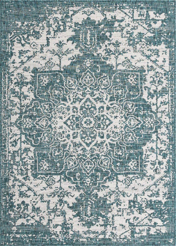 Detail image of 1' 4 x 1' 4 Easy-Clean Jill Zarin Dubai Indoor / Outdoor Sample Rug