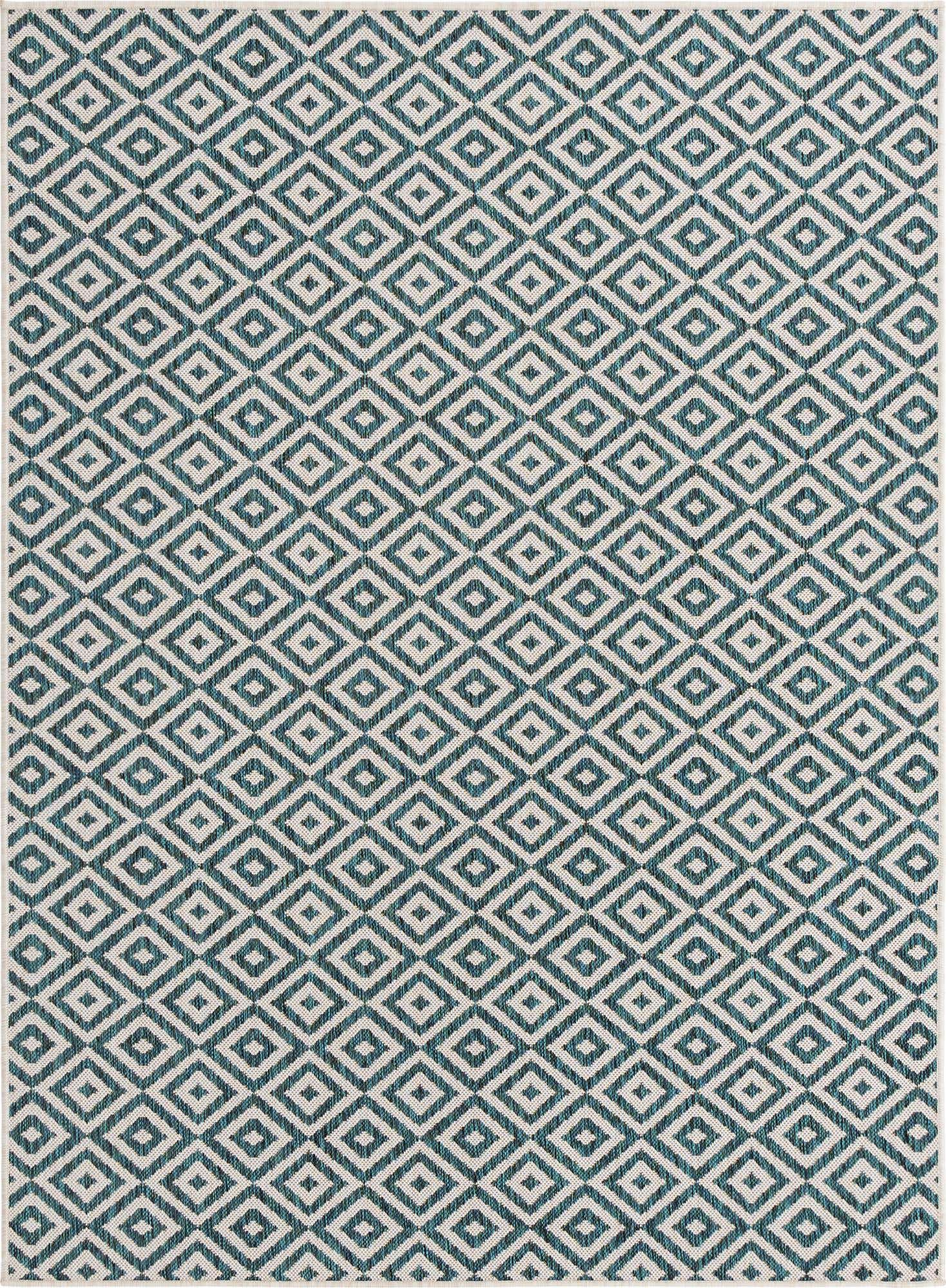 1' 4 x 1' 4 Easy-Clean Jill Zarin Costa Rica Indoor / Outdoor Sample Rug