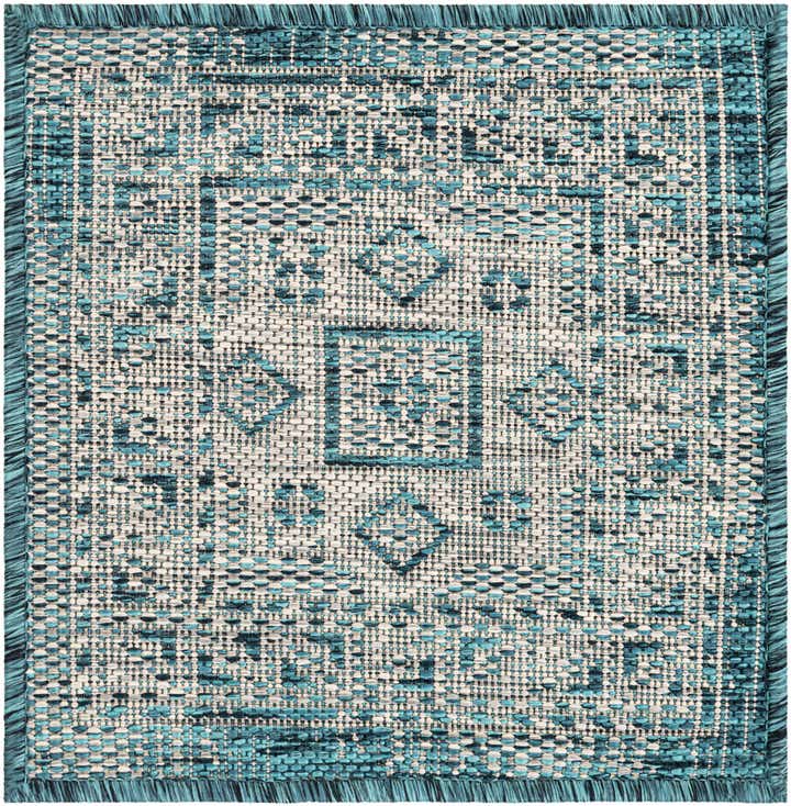 1' 4 x 1' 4 Easy-Clean Aztec Indoor / Outdoor Sample Rug