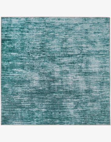 Teal Asha Square Rug