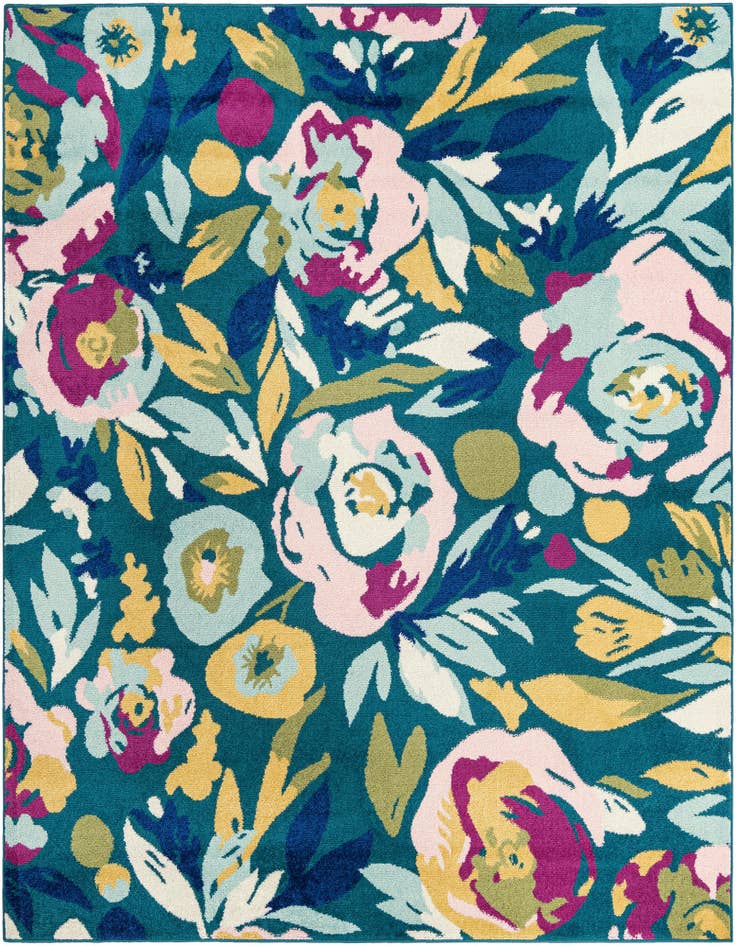 Detail image of 7' 10 x 7' 10 Bloom Square Rug