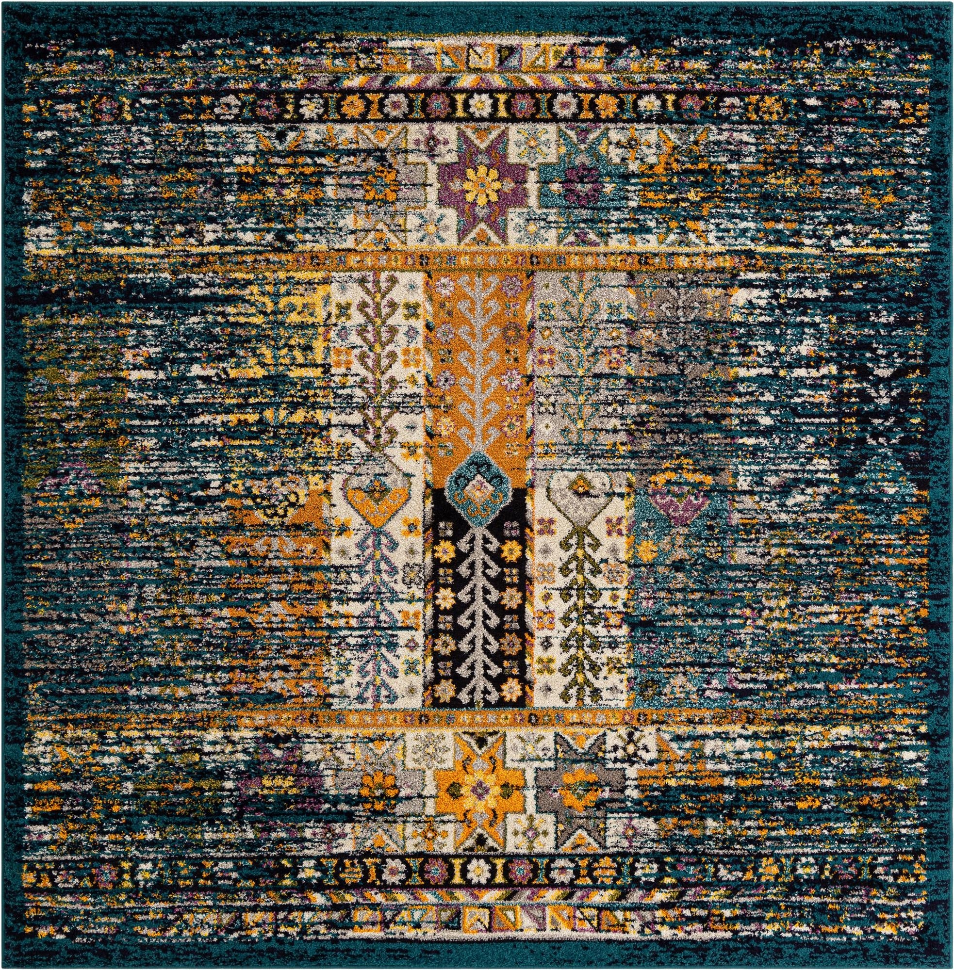 7' 10 x 7' 10 Carrington Square Rug
