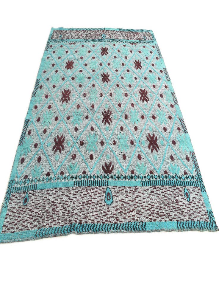 Detail image of 8' 6 x 9' 7  Hand Knotted Darya Wool Square Rug