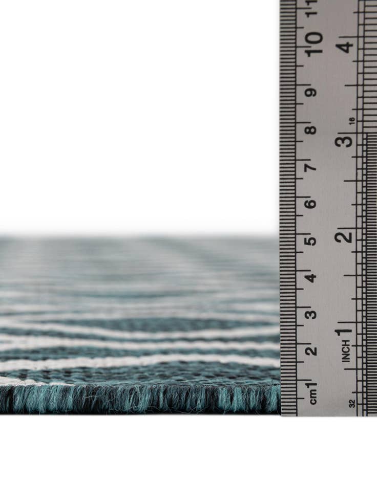 Detail image of 7' 10 x 7' 10 Easy-Clean Jill Zarin Turks and Caicos Indoor / Outdoor Square Rug