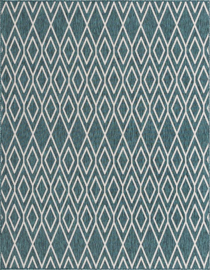 Detail image of 7' 10 x 7' 10 Easy-Clean Jill Zarin Turks and Caicos Indoor / Outdoor Square Rug