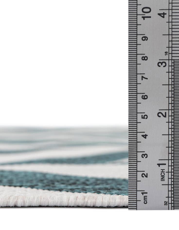 Detail image of 7' 10 x 7' 10 Easy-Clean Jill Zarin Napa Indoor / Outdoor Square Rug