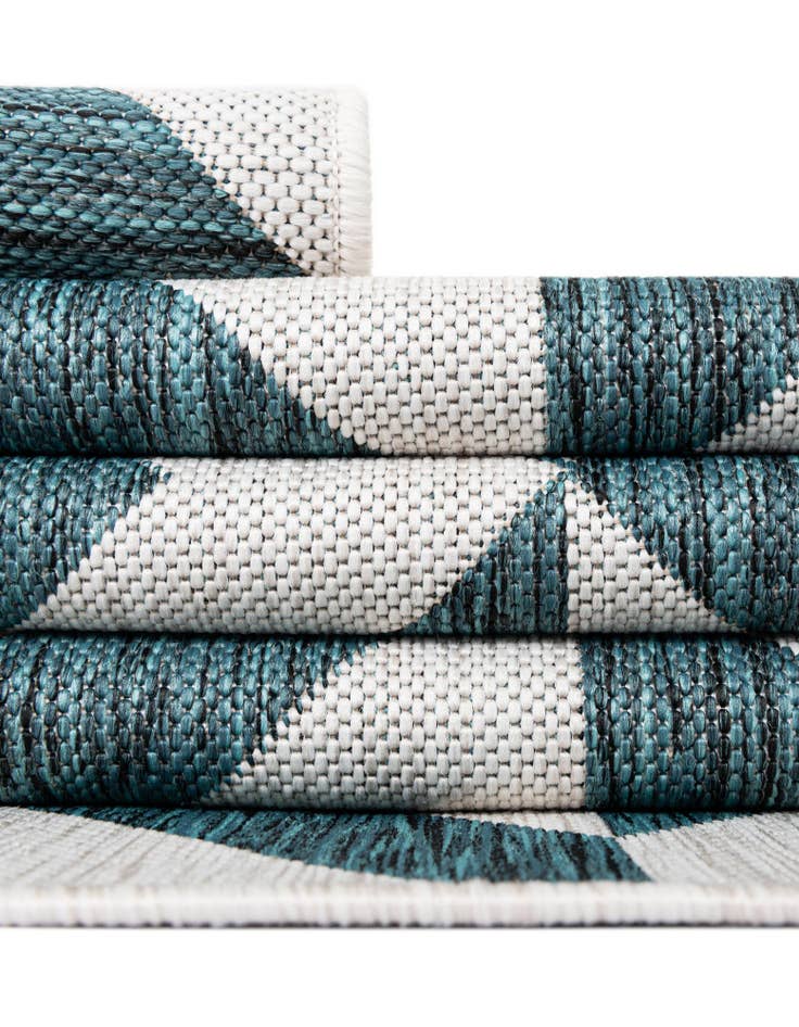 Detail image of 7' 10 x 7' 10  Washable Jill Zarin Napa Indoor / Outdoor Square Rug