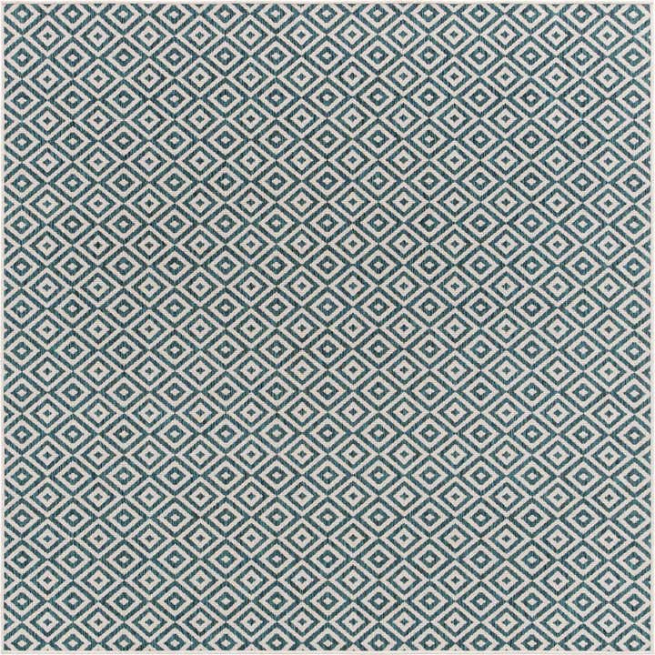 7' 10 x 7' 10 Easy-Clean Jill Zarin Costa Rica Indoor / Outdoor Square Rug