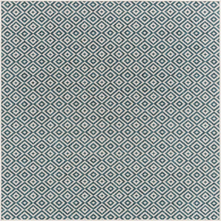 Detail image of 7' 10 x 7' 10 Easy-Clean Jill Zarin Costa Rica Indoor / Outdoor Square Rug