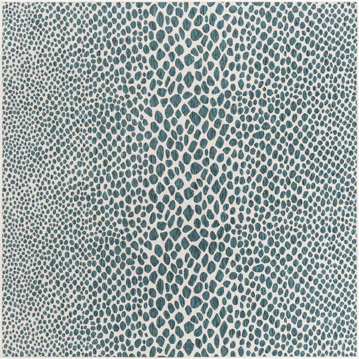 7' 10 x 7' 10 Easy-Clean Jill Zarin Cape Town Indoor / Outdoor Square Rug
