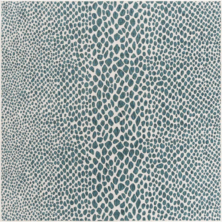 Detail image of 7' 10 x 7' 10 Easy-Clean Jill Zarin Cape Town Indoor / Outdoor Square Rug