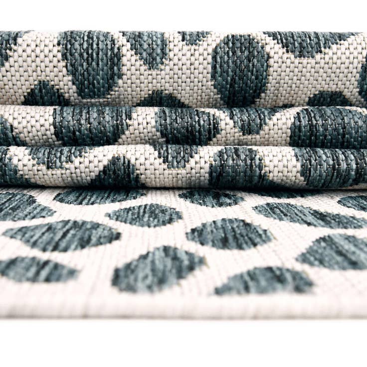 Detail image of 5' 3 x 5' 3 Easy-Clean Jill Zarin Indoor / Outdoor Square Rug