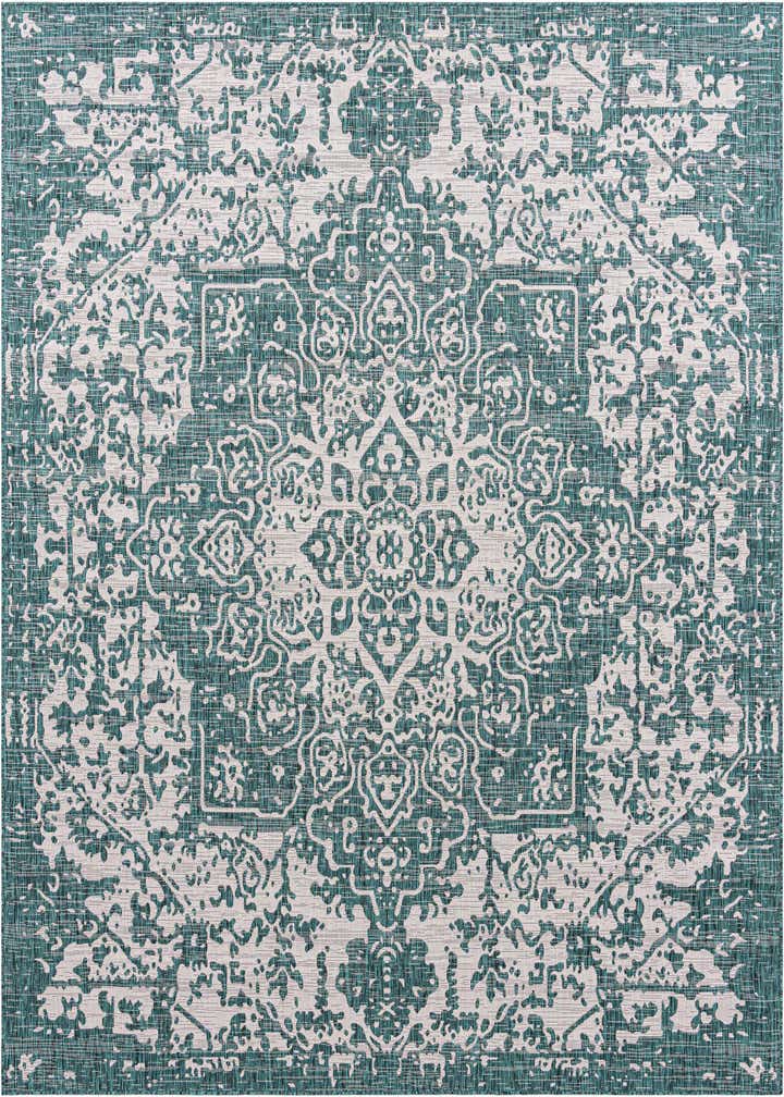 10' 8 x 10' 8 Easy-Clean Jill Zarin Dubai Indoor / Outdoor Square Rug