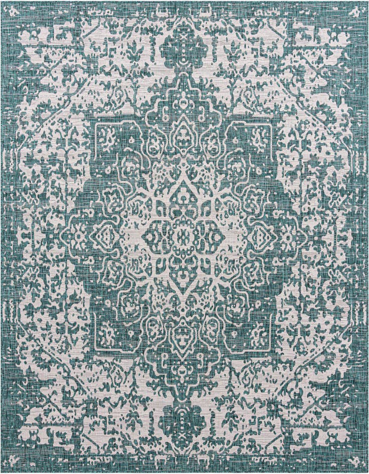 Detail image of 10' 8 x 10' 8 Easy-Clean Jill Zarin Dubai Indoor / Outdoor Square Rug
