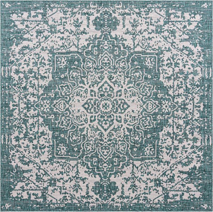 Detail image of 10' 8 x 10' 8 Easy-Clean Jill Zarin Dubai Indoor / Outdoor Square Rug