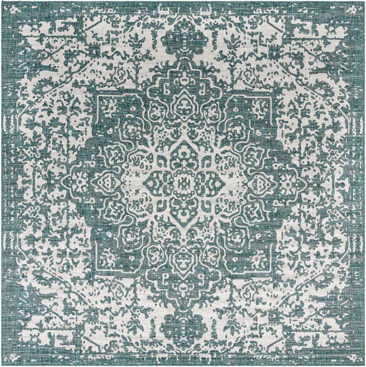 13' x 13' Easy-Clean Jill Zarin Dubai Indoor / Outdoor Square Rug