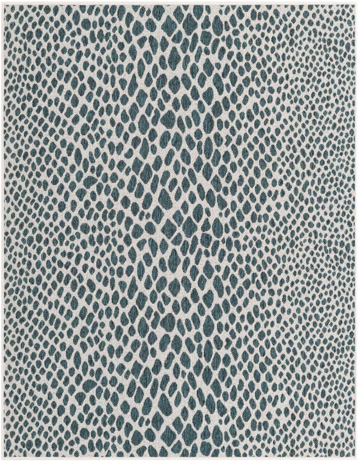 Detail image of 5' 3 x 5' 3 Easy-Clean Jill Zarin Indoor / Outdoor Square Rug