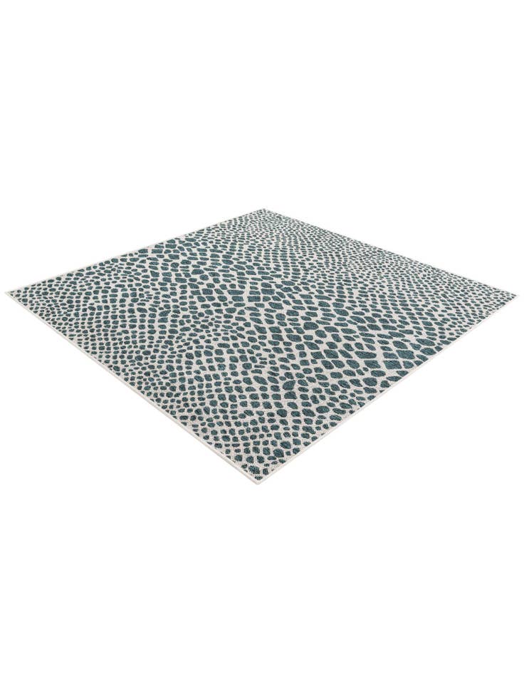 Detail image of 5' 3 x 5' 3 Easy-Clean Jill Zarin Indoor / Outdoor Square Rug