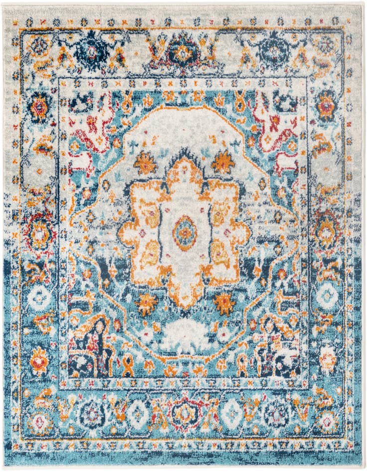 Detail image of 4' x 4' Madeline Vintage Square Rug