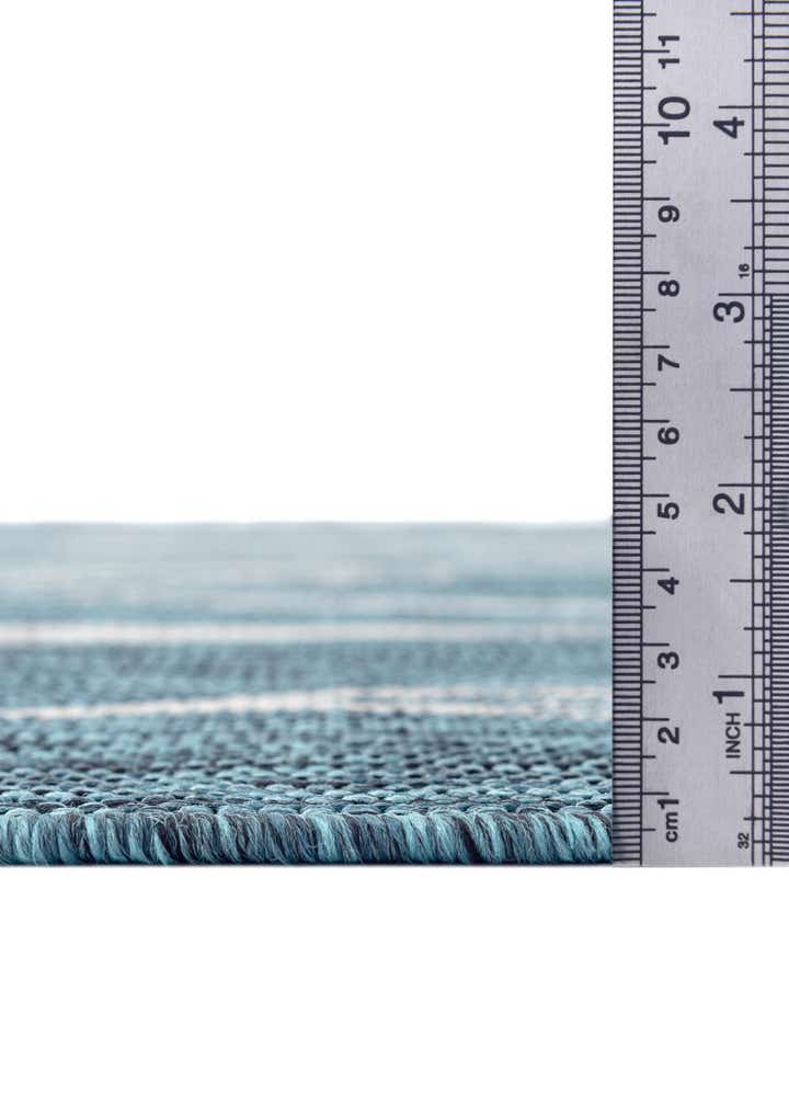 10' 8 x 10' 8 Easy-Clean Botanical Indoor / Outdoor Square Rug