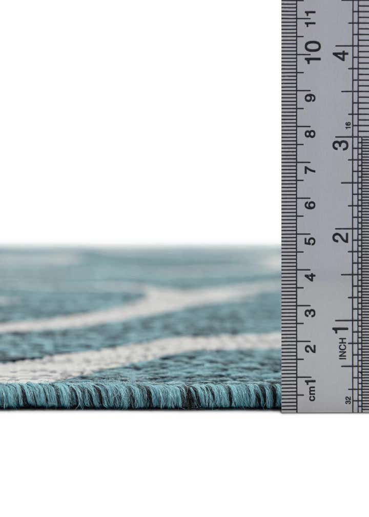 13' x 13' Easy-Clean Botanical Indoor / Outdoor Square Rug