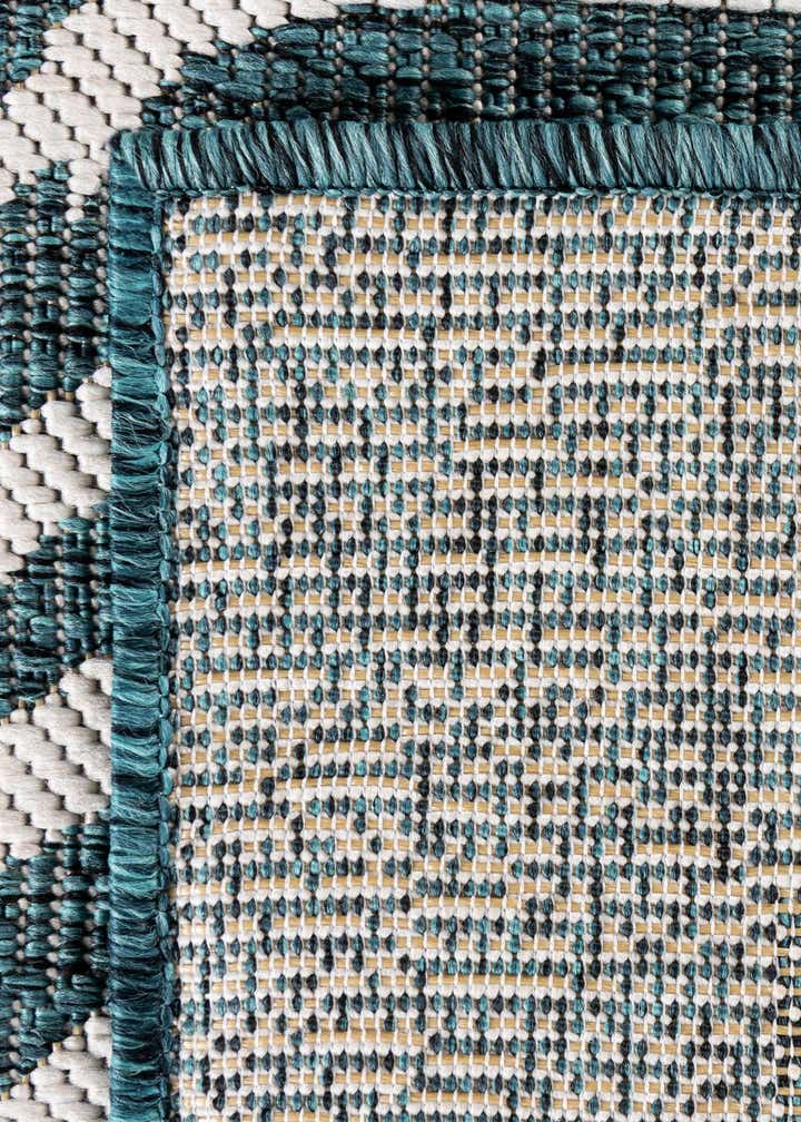 13' x 13' Easy-Clean Botanical Indoor / Outdoor Square Rug