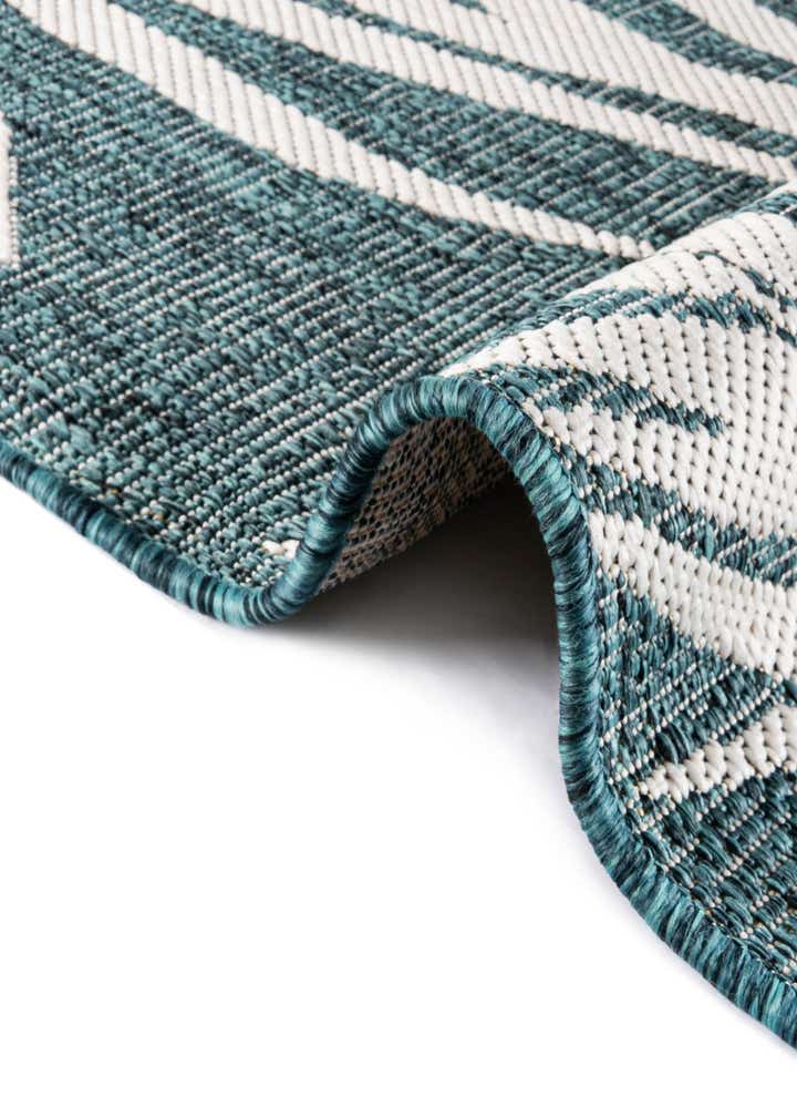13' x 13' Easy-Clean Botanical Indoor / Outdoor Square Rug