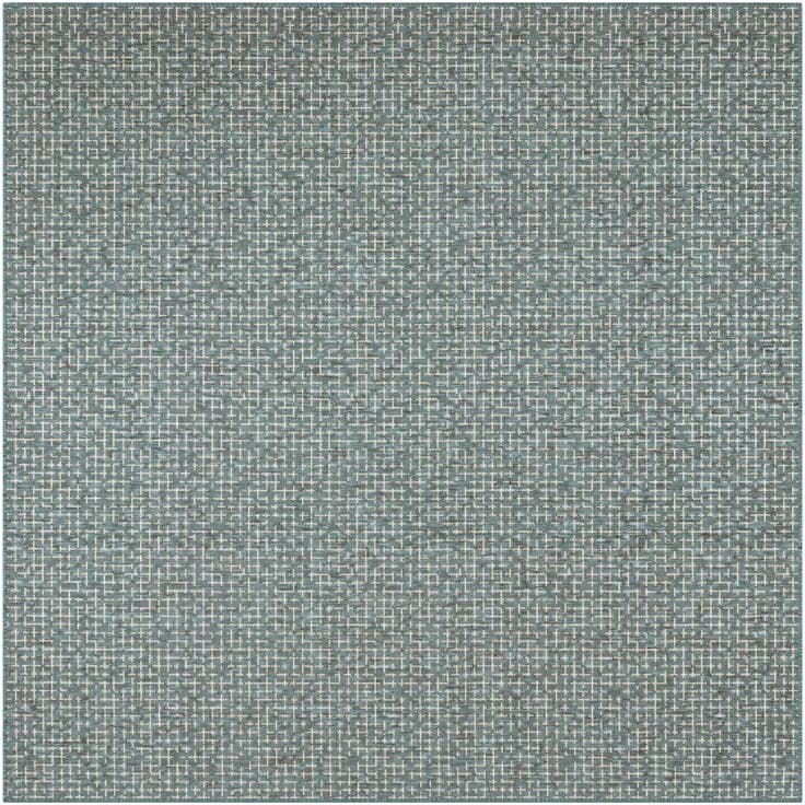 Detail image of 7' 10 x 7' 10 Easy-Clean Checkered Indoor / Outdoor Square Rug