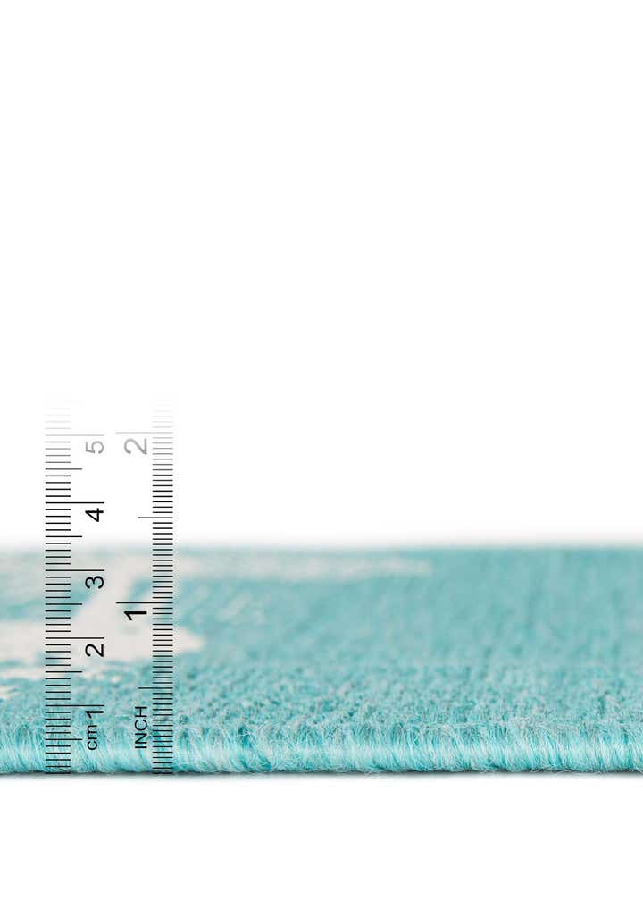 10' x 10' Easy-Clean Coastal Indoor / Outdoor Square Rug