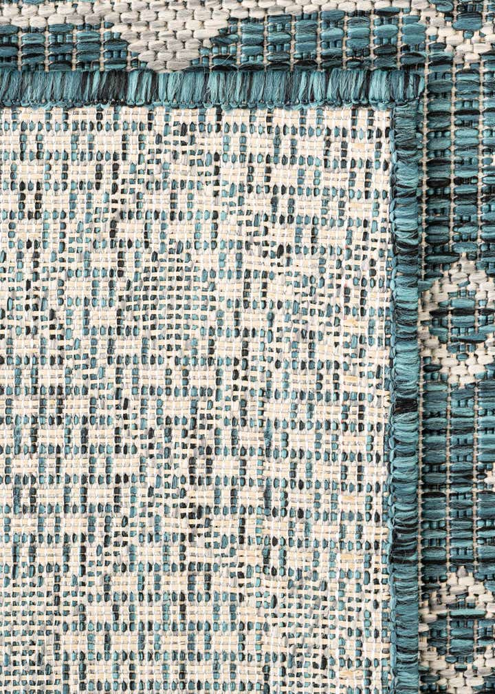 10' x 10' Easy-Clean Lattice Indoor / Outdoor Square Rug