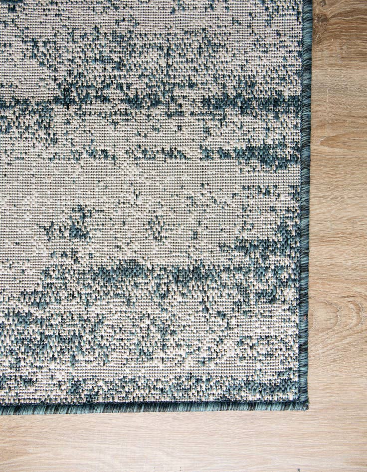 Detail image of 10' x 10'  Washable Modern Indoor / Outdoor Square Rug