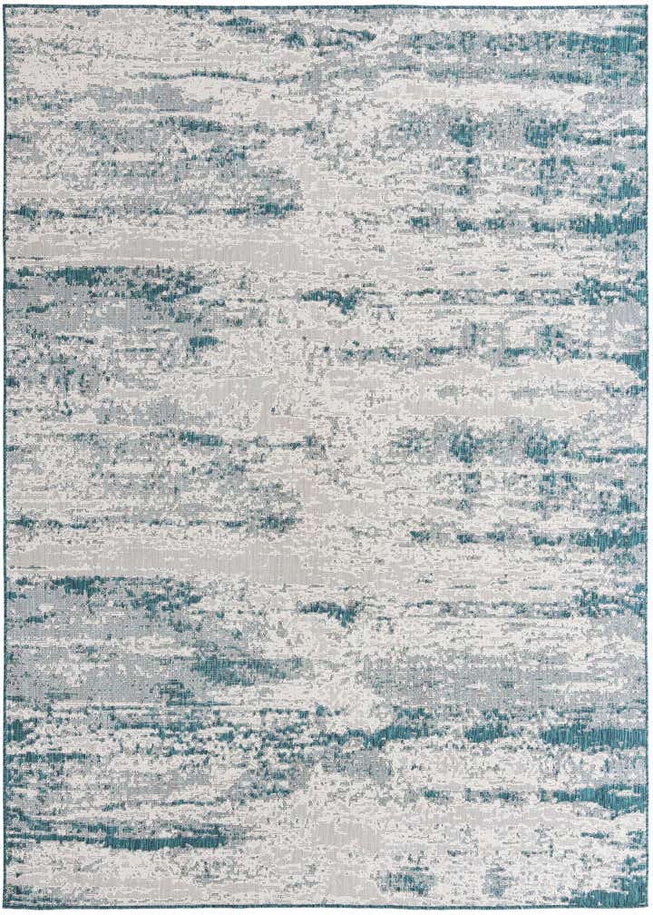 10' x 10' Easy-Clean Modern Indoor / Outdoor Square Rug