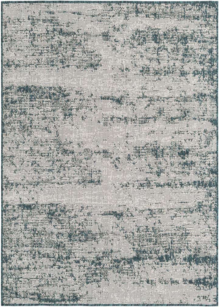 5' 3 x 5' 3 Easy-Clean Modern Indoor / Outdoor Square Rug