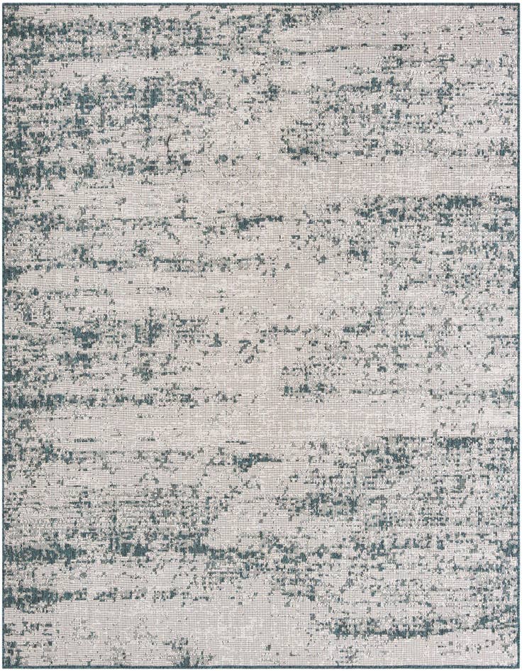 Detail image of 8' x 8' Easy-Clean Modern Indoor / Outdoor Square Rug