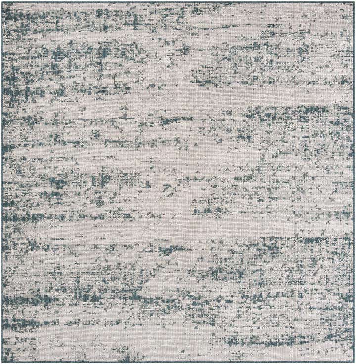 8' x 8' Easy-Clean Modern Indoor / Outdoor Square Rug