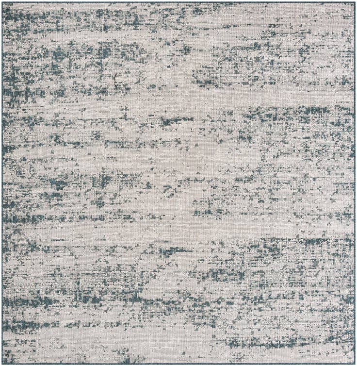 Detail image of 8' x 8' Easy-Clean Modern Indoor / Outdoor Square Rug