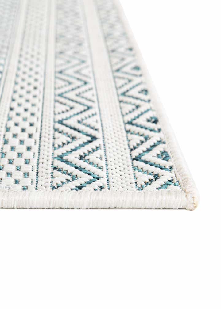 10' x 10' Easy-Clean Ribbon Indoor / Outdoor Square Rug