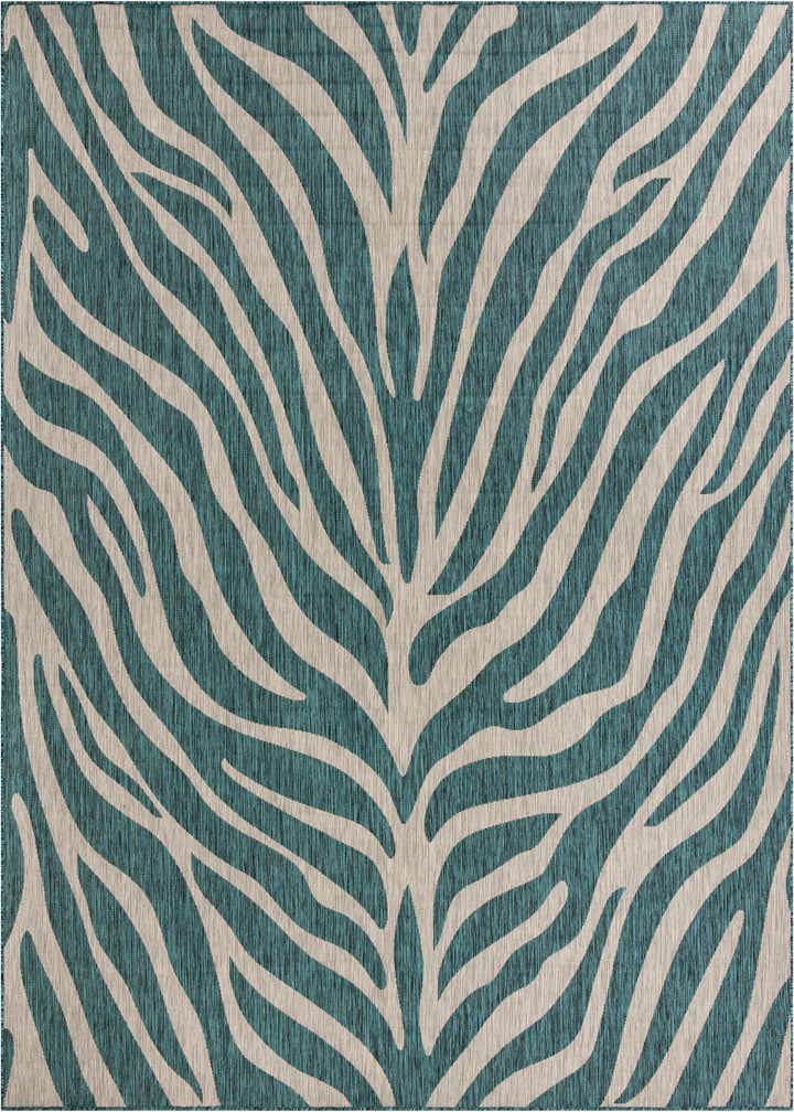 10' x 10' Easy-Clean Safari Indoor / Outdoor Square Rug