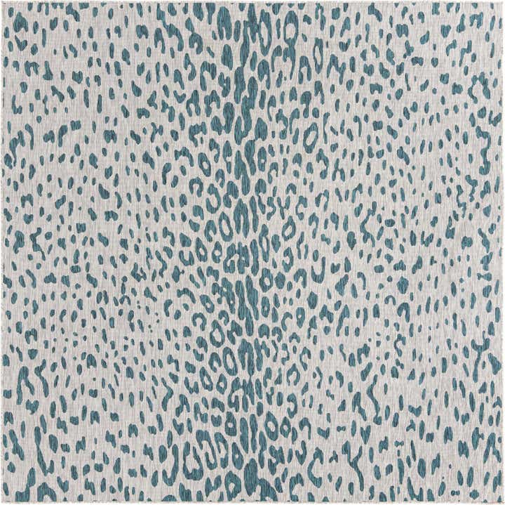 10' x 10' Easy-Clean Safari Indoor / Outdoor Square Rug