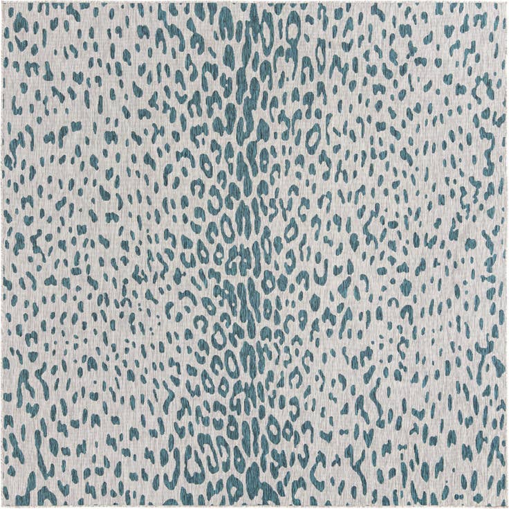 Detail image of 10' x 10' Easy-Clean Safari Indoor / Outdoor Square Rug