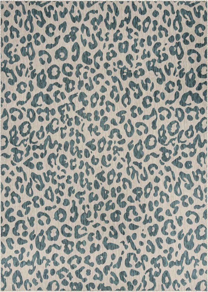 10' 8 x 10' 8 Easy-Clean Safari Indoor / Outdoor Square Rug