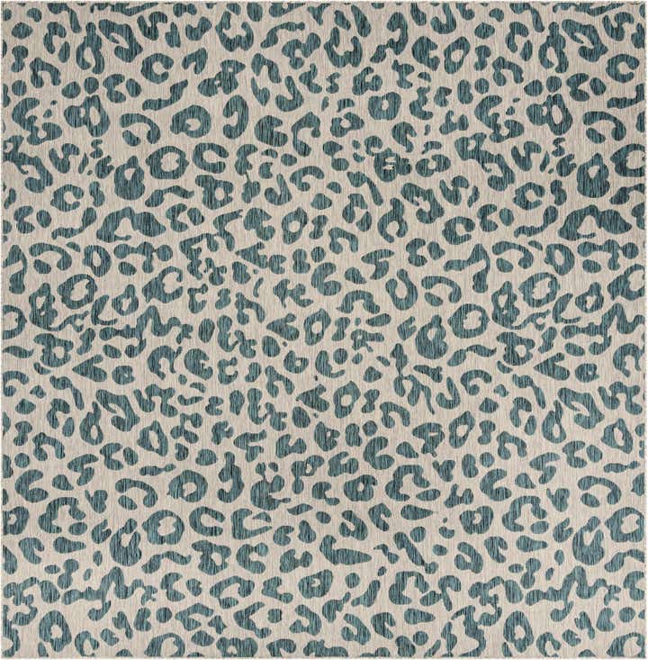 10' 8 x 10' 8 Easy-Clean Safari Indoor / Outdoor Square Rug