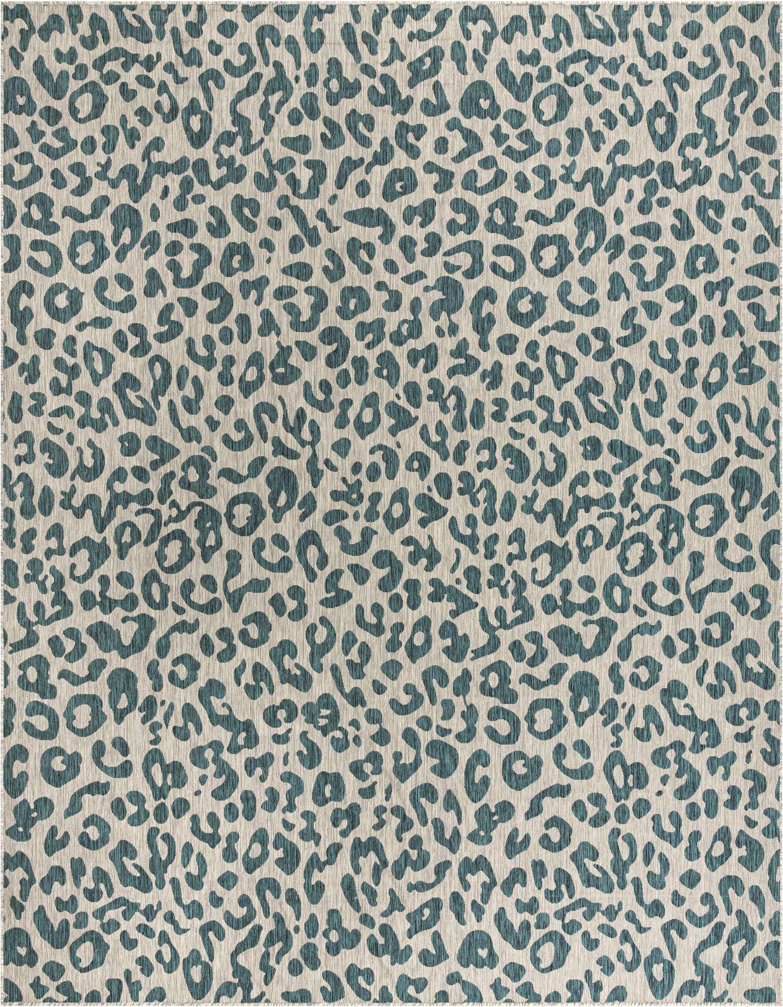 13' x 13' Easy-Clean Safari Indoor / Outdoor Square Rug