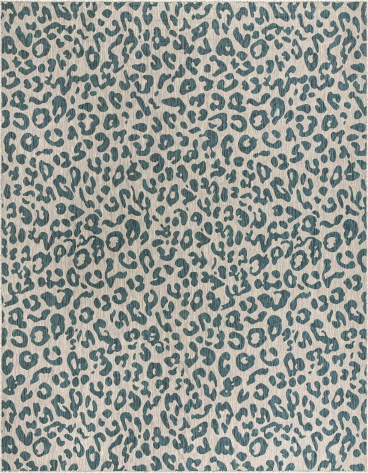 Detail image of 13' x 13' Easy-Clean Safari Indoor / Outdoor Square Rug