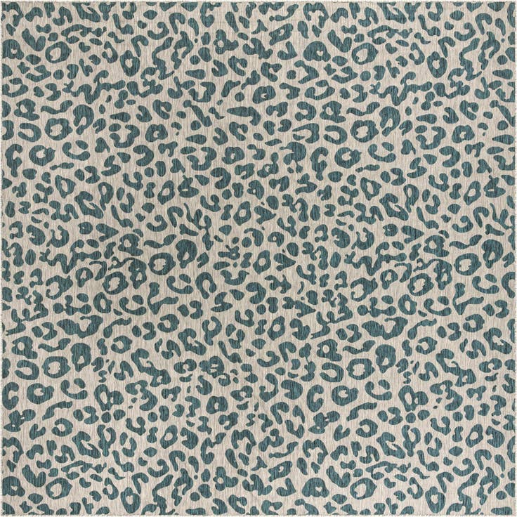 Detail image of 13' x 13' Easy-Clean Safari Indoor / Outdoor Square Rug