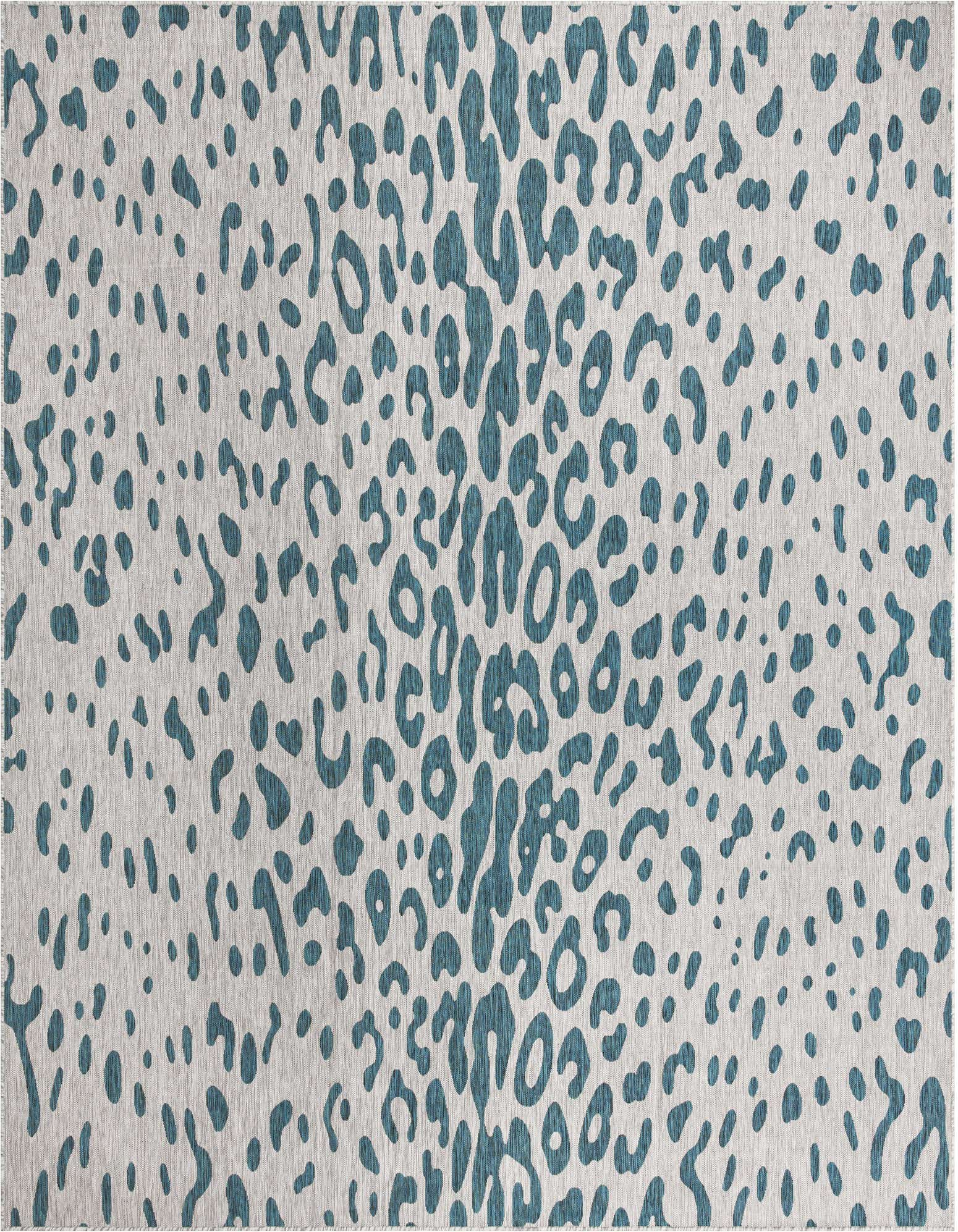 13' x 13' Easy-Clean Safari Indoor / Outdoor Square Rug