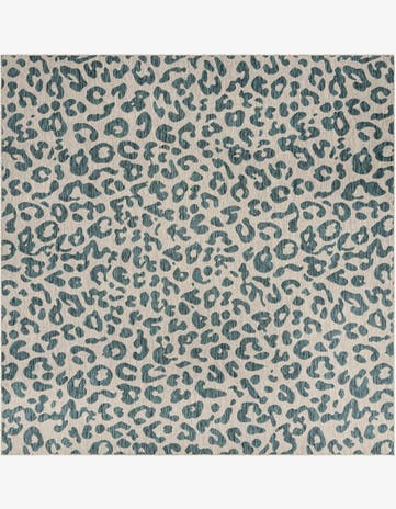 10' 8 x 10' 8 Easy-Clean Safari Indoor / Outdoor Square Rug