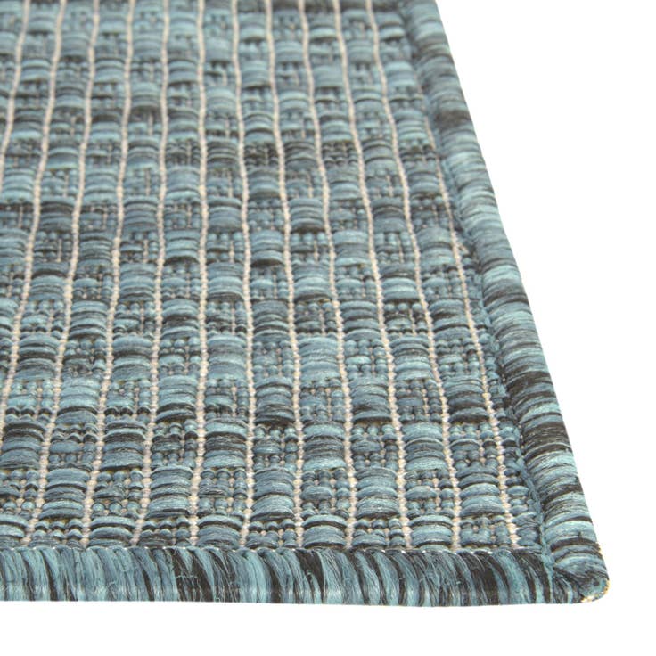 Detail image of 7' 10 x 7' 10 Easy-Clean Solid Indoor / Outdoor Square Rug