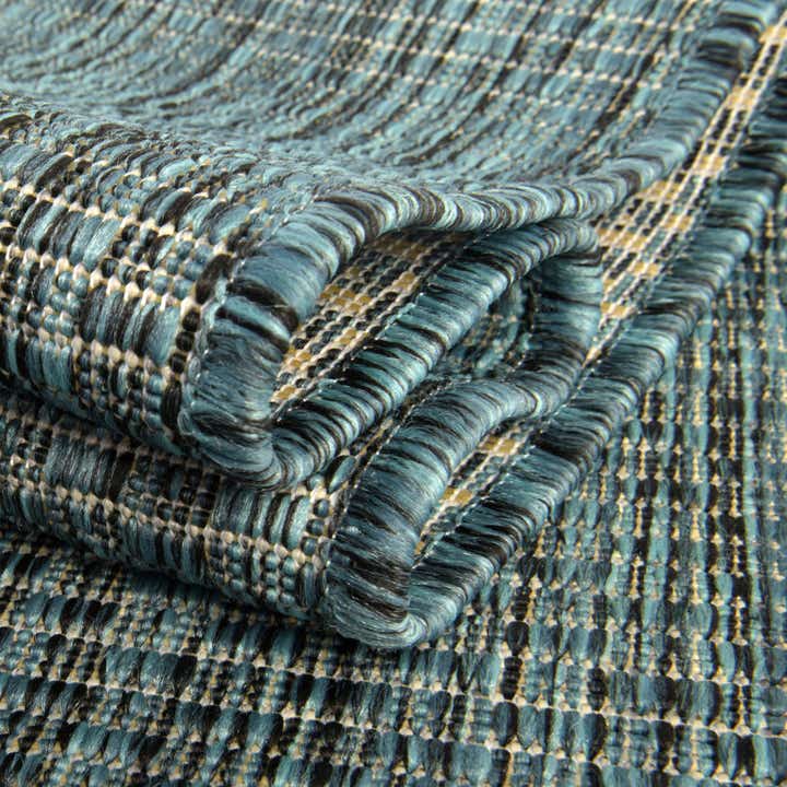 4' 1 x 4' 1 Easy-Clean Solid Indoor / Outdoor Square Rug